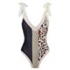 thumbnail image 1 of Traje de baño de una pieza para mujer, traje de baño vintage con tirantes de comercio exterior adelgazante, 1 of 6