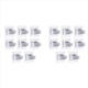 thumbnail image 5 of 16PCS Soporte de Barra de Cortina Autoadhesivo Sin Taladro Barras de Cortina Soportes Ajustables Sin Clavos de Almacenamiento Abrazadera, 5 of 5