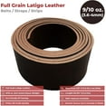thumbnail image 2 of ELW 9-10 oz. 3.6-4mm Dark Brown Straps, Belts, Strips 3.75"x60" 9.5x152cm - Belt Grade Latigo Leather for Cowhide Heavy DIY Craft - Pet Collars, Blanks, Accessory, Jewelry, Key Chains, 2 of 9