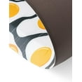 thumbnail image 5 of Unique Loom Comfort Mat Collection - Eggs (2'  x 3' Rectangle Black and White/Yellow), 5 of 6