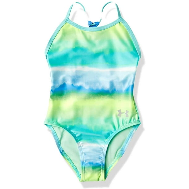 Under Armour Girls Toddler One Piece Swimsuit Water Sp2 4t Polyester 12 Spandex By Visit The Under Armour Store Walmart Com