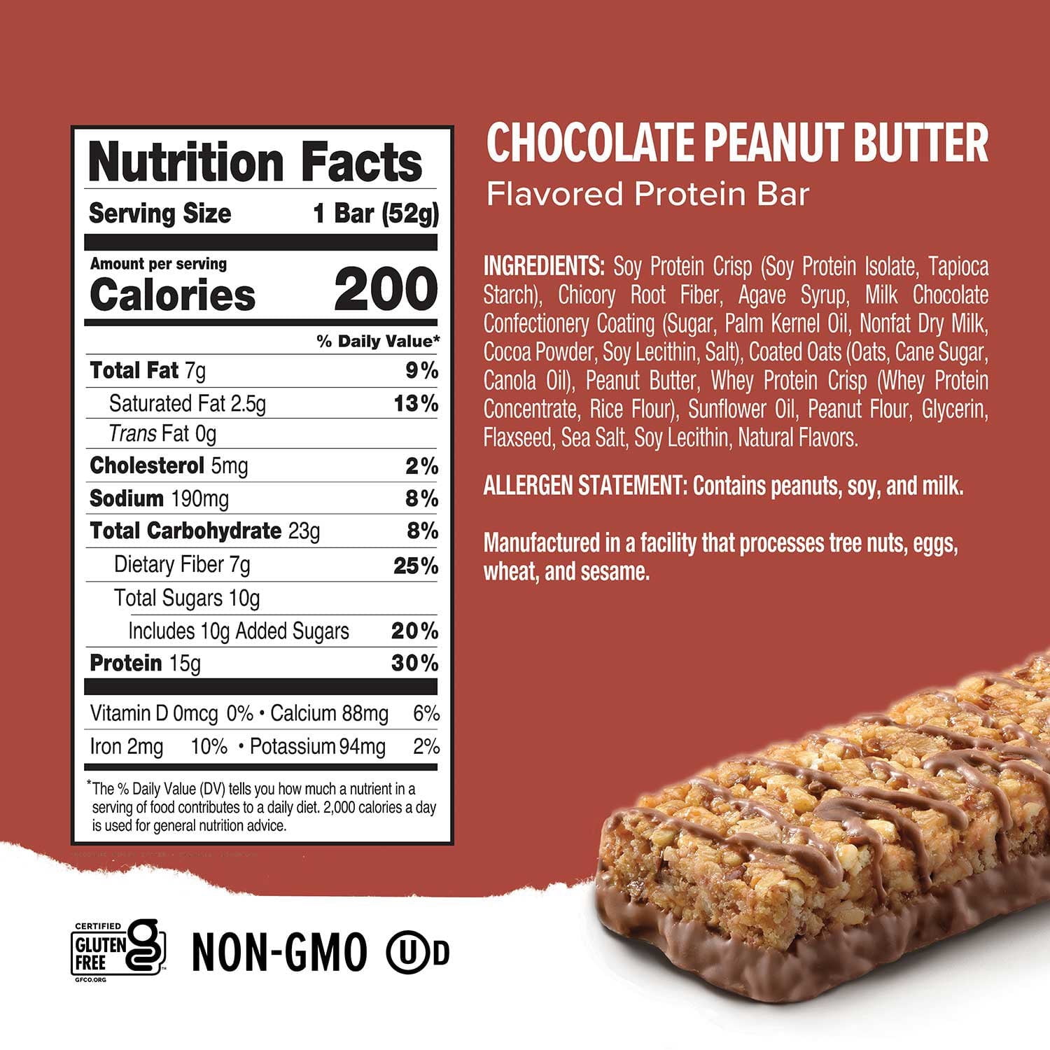Ready Protein Bar Variety Pack, 20 Count with Bowl