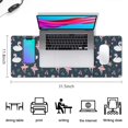 thumbnail image 5 of Long Mouse Pads for Desk,Dark Blue Swan Ballerina Pattern Desk Mats on Top Of Desks, Desk Mouse Pad Extra Large with 3mm Non-Slip Base and Stitched Edge for Gaming,Office,Work,Home 31.5"x11.8", 5 of 6
