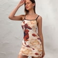 thumbnail image 3 of Ladies Elegant Sling Sleeveless Sexy Dress flowers, 3 of 6