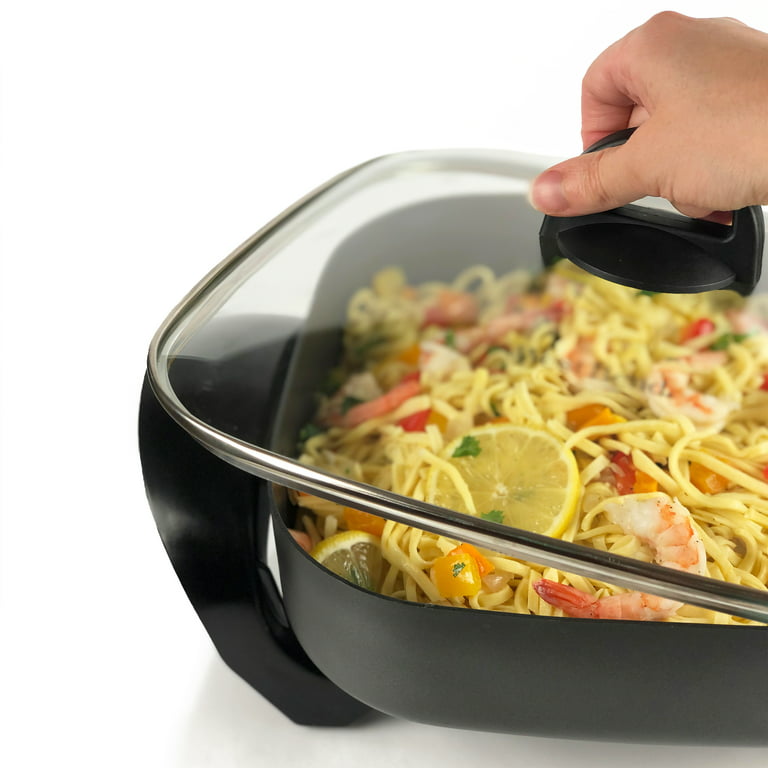 Stainless Steel 12-Inch Electric Skillet