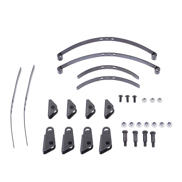 Para 1/14 Tamiya Tractor Truck Rear Leaf Spring Suspension Steel Holder Bar Set Abanopi Volver