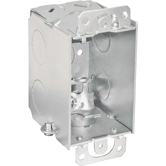 Southwire 1-Gang Steel Welded Armored Cable Wall Box G601-BX-UPC