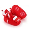 thumbnail image 6 of Christmas Booties Soft Baby Santa Winter Warm Slippers Snow Boots Crib Shoes, 6 of 6