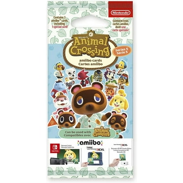Nintendo Animal Crossing Amiibo Cards - Series 5 - 3 Card Pack Nintendo Accessory