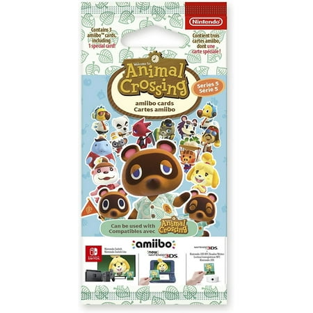 Nintendo Animal Crossing Amiibo Cards - Series 5 - 3 Card Pack Nintendo Accessory
