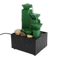 thumbnail image 3 of LED Tabletop Fountain, Circulating Water USB Power Fountain Decor with Stones for Living Room, 3 of 7
