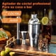 thumbnail image 3 of Cocktail Bar Set Kit 23 Piezas Utensilios de Bar, Coctelera 750ML Barra de Coctelería de Acero Inoxidable Juego de Cóctel con Soporte Conjuntos para el Bar, Coctelera de Cóctel Hogar Mezclar Bebidas, 3 of 7