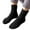 Black, variant on LxrBlank Womens Fuzzy Socks 5 Pairs Winter Warm Fuzzy Socks Lightweight Cotton Socks Fun Crew Socks Ladies Socks D One Size
