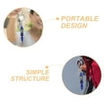 thumbnail image 3 of TABLZONE 2pcs Car Key Chains Aluminum Alloy Key Holder for Daily Use Blue Design, 3 of 8
