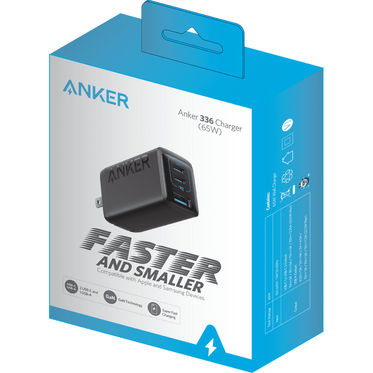 Anker PowerPort III 3-Port Wall Charger (65W) - Walmart.com