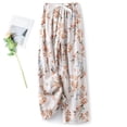 thumbnail image 3 of Felirenzacia Women's Long Pajama Pants Cozy Sleepwear Cotton Nights Pants Pj Bottom Autumn Leaves Graphic Gray,Free Size, 3 of 3