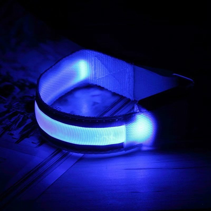 Cycling Running Jogging LED Flashing Safety Night Reflective Belt Strap Arm Band