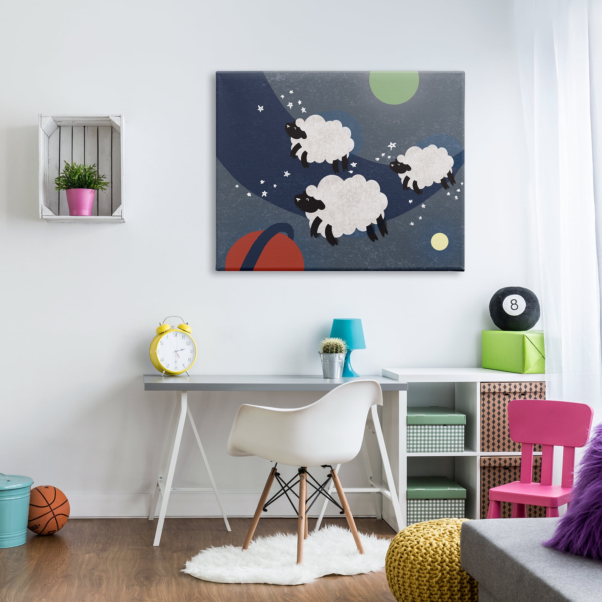 Stupell Industries Sheep In Space, 36 x 48,Design by Daphne Polselli