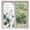Gray, variant on Teal Tulip Butterfly Window Privacy Film, Beige Turquoise Floral Grey Wooden Static Cling UV Sun Blocking Heat Control Window Tint Day and Night, Non-Adhesive One Way Privacy Cover 35.4''x78.7''