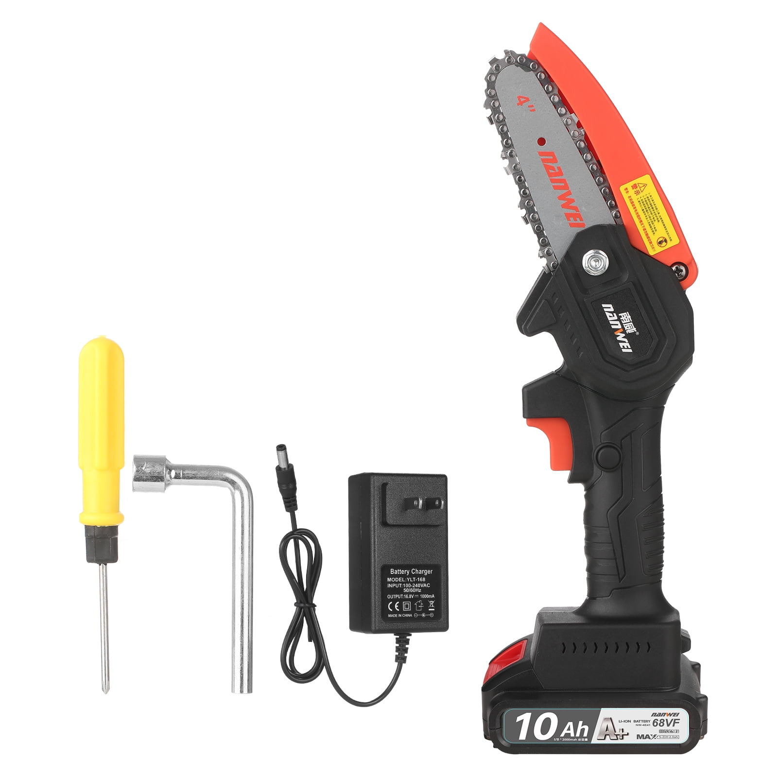 NANWEI 21V Mini Cordless Chainsaw 4 