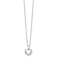 thumbnail image 6 of Auriga 925 Sterling Silver 1.6 mm Rhodium-Plated Diamond Heart Locket Necklace 20" for Women, 6 of 6