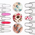 thumbnail image 3 of Nail Art Manicure Silicone Mat Foldable Washable Soft Table Cover Pad For Stamping Reverse Stamp, 3 of 7
