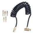 thumbnail image 1 of Adaptador de manguera de recipiente de gas, juego de adaptadores de Airsoft Bobina de extensión de manguera de Airsoft Juego de adaptadores de Airsoft resistente y resistente NikouMX herramienta, 1 of 8