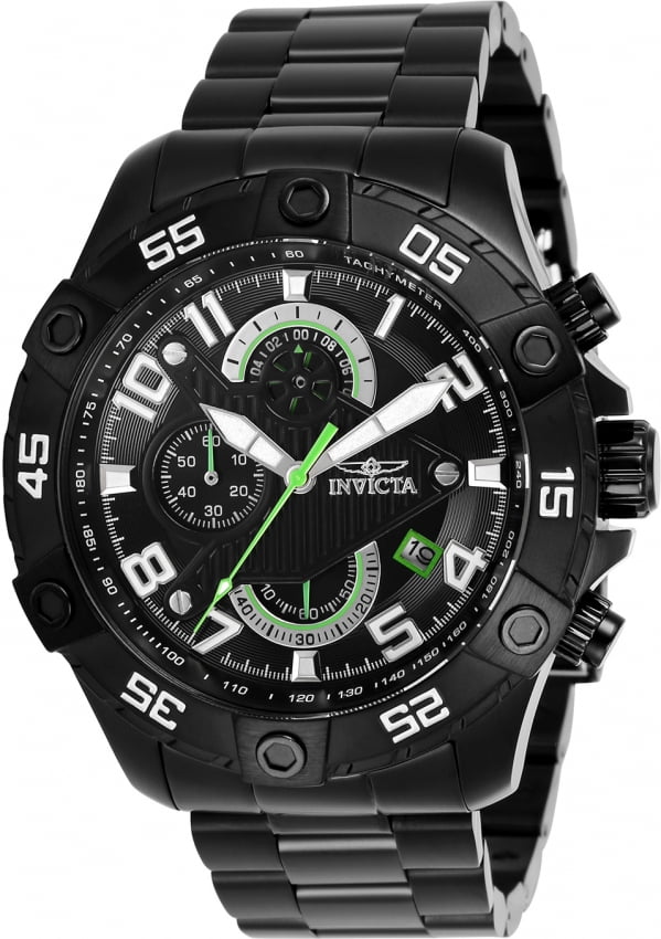 Invicta Men's 26101 S1 Rally Chronograph Black Dial Watch 