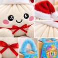 thumbnail image 4 of Christmas Pincandy Funny Dumpling Plush Pillow,Cute Steamed Bun Squishy Stuffed Toy with Christmas Themed Design & Cute Steamer Gift Box,Soft Decompression Fidget for Anxiety Relief,Novelty Christmas, 4 of 7