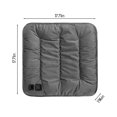 thumbnail image 5 of AYktou Heated Seat Cushion,Office Chair Cushions Butt Pillow for Long Sitting,Non-Slip & Back Coccyx Cushion Heated Chair Pad,Seat Warmer for Home Seat Cushion,Wheelchair,Stadium, 5 of 9