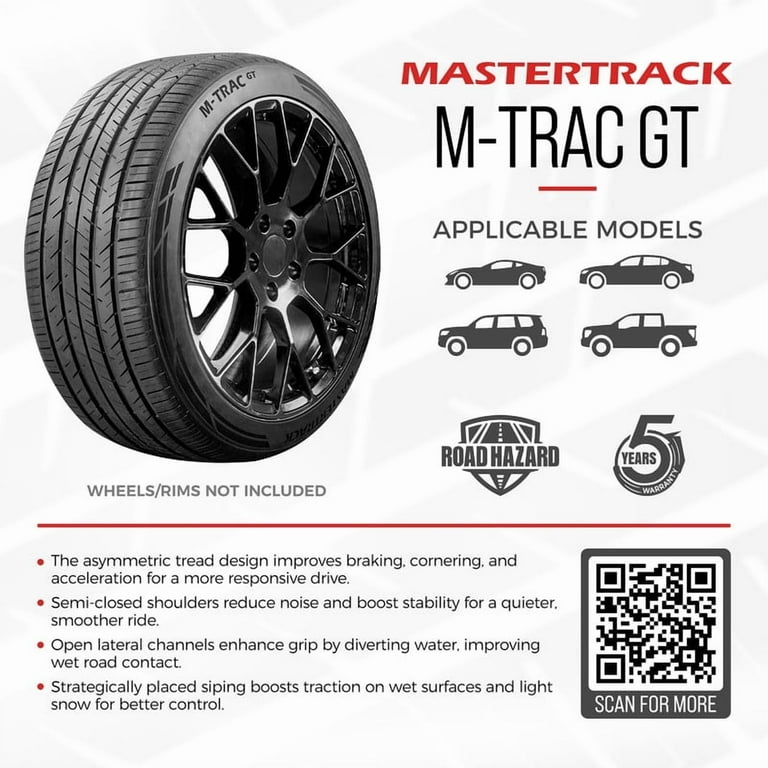 Mastertrack M-TRAC GT High Performance 285/25ZR22 95W XL A/S