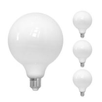 Bulbrite 862095 8.5W Dimmable G40 Shape 4000K Milky Filament LED Bulb - Pack of 2