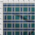 thumbnail image 2 of oneOone Viscose Jersey Fabric Madras Check Printed Craft Fabric BTY 60 Inch Wide, 2 of 5