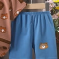 thumbnail image 5 of Leey-World Girl Toddler Pajamas Boys and Girls Loungewear Spring Summer Pajamas Soft Cute Set for 2t 3t 4t 5t 6t 7t Summer Pjs Kids(3-4 Years,Brown), 5 of 5
