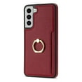 thumbnail image 5 of Allytech Galaxy S21+ Case Cover Wallet, S21 Plus Case, PU Leather with Ring Holder Stand Protective Shockproof Slim Fit Shell Phone Case Cover for Samsung Galaxy S21 Plus - Red, 5 of 8