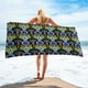 thumbnail image 1 of Toalla de playa de microfibra de 76 x 152 cm | Toalla de viaje ligera, colorida, resistente a la arena y de secado rápido | Manta multiusos para piscina, spa, gimnasio, picnic y camping, 1 of 5