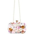 thumbnail image 3 of LZCKDPX Womens Evening Clutch Bag Designer Evening Handbag Hand Bag,Lady Party Wedding Clutch Purse,Flower Beaded-gold, 3 of 7