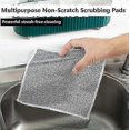 thumbnail image 3 of 10PC New Multifunctional Non-Scratch Wire Dishcloth, Multipurpose Wire Dishwashing Rags, Microfiber Dish Rags, 3 of 5