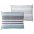 thumbnail image 6 of VCNY Home Brody 9-Piece Aqua/Grey Striped Polyester Bed in a Bag, Queen, 6 of 11