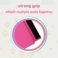 thumbnail image 3 of Gymnastics Mat 8'x4'x2" Foldable Tumbling Mats with Carrying Handles Four Fold Thick Exercise Mat for Home Aerobics Stretching Yoga, Rose Pink, 3 of 8