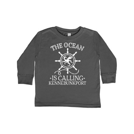 

Inktastic Kennebunkport Maine Gift Toddler Boy or Toddler Girl Long Sleeve T-Shirt