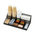 thumbnail image 6 of Mind Reader Countertop Organizer, 2-Tier Office Breakroom Supply Caddy, Metal Mesh, Black, 6 of 9