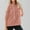Pink, variant on QUINDOS Women Hoodie Cold SHoulder Women's Fashion Hoodies Casual Long Sleeve Crew Neck Plain Pullover Tops