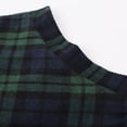 thumbnail image 5 of Womens Plaid Wool Blend Skirts Elastic Waist A-Line Pleated Long Skirts (Green L), 5 of 8