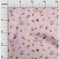 thumbnail image 1 of oneOone Cotton Cambric Fabric Check|Watercolor Leaves & Flower Floral Fabric Prints By Yard 56 Inch Wide, 1 of 4