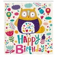 thumbnail image 3 of Ambesonne Owl Shower Curtain, Funny Greeting Doodle Art, 69"Wx75"L, Multicolor, 3 of 3