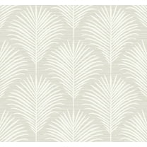 NextWall Sea Salt Grassland Palm Peel and Stick Wallpaper