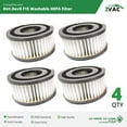 thumbnail image 1 of 4 Pack ZVac Dirt Devil F15 HEPA Filters | Similar to 3SS0150001, 1 of 1