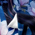 thumbnail image 3 of Erosebridal Japanese Style Throw Blanket for Couch 30x40,Ocean Wave Plush Blanket,Floral Decor, 3 of 5