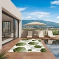 thumbnail image 2 of Sage Green Marble Outdoor Rug 5x7 Ft, Non Slip Washable Area Rug, Gold White Geometric Hexagon Modern Patio Rugs Carpet Runner, Large Floor Mat for Indoor/Outdoor Deck Porch Camping, 2 of 8